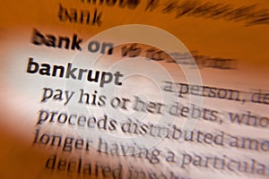 Bankrupt - Insolvent photo