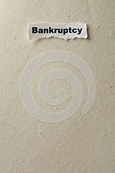 Bankruptcy