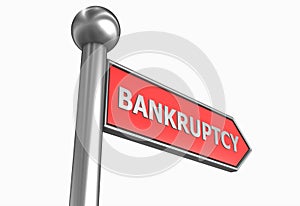 Bankruptcy direction photo