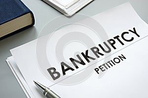 Bankruptcy Petition and pen