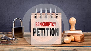 Bankruptcy Petition. Real estate, business and failed investments