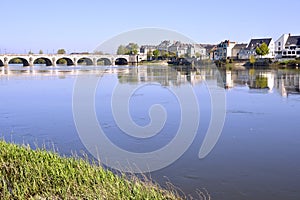 The banks of the Loire at Saumur