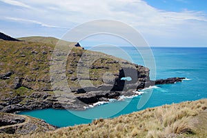 Banks Peninsula in the Canterbury, New Zealand