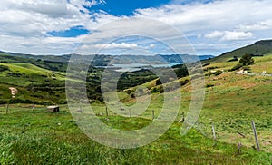 Banks Peninsula landscape, New Zealand