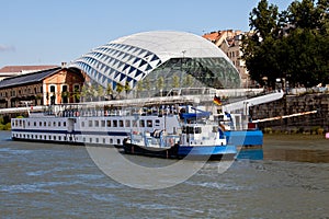 Bankside scene in budapest