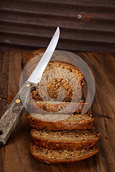 Bannana nuts bread photo
