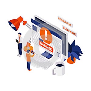 Banned Internet Websites Composition