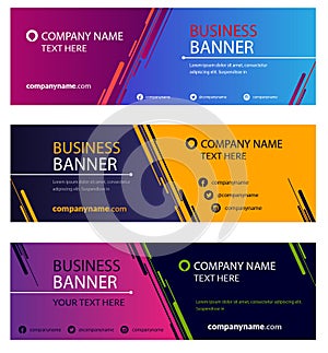 Business Banner Design -Vector art