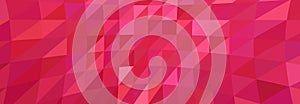 Banner with abstract red pink pattern.