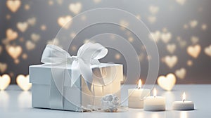 Banner annual celebration of white day: march 14, a month post valentine's, reciprocal gifts express gratitude