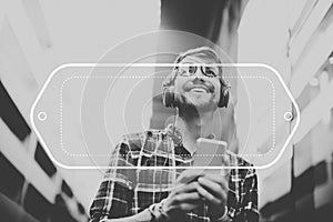 Banner Blank Board Message Copy-space Concept