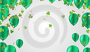 Clovers and traditional symbols. Perfect for wallpapers, pattern fills, web backgrounds, st patrick\'s day editable photo