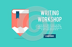 Banner concept for writing workshop