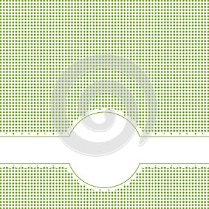 Banner with Copy Space on checkered pattern