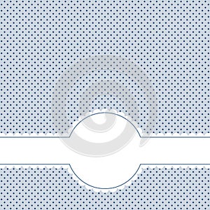 Banner with Copy Space on pointed pattern