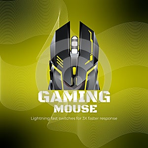 Banner design of gaming mouse