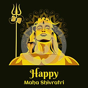 Banner design of happy maha shivratri
