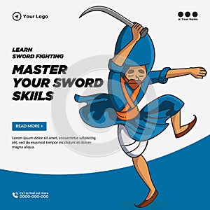 Banner design of master your sword skills