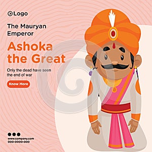 Banner design of Mauryan emperor Ashoka the great