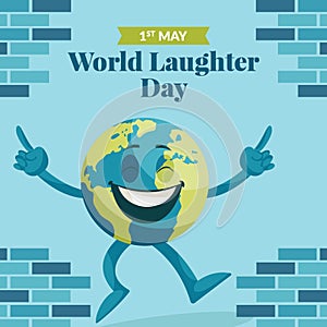 Banner design of world laughter day