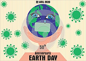 Banner of earth day 50th anniversary