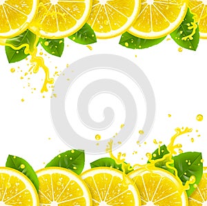 Reklamný formát primárne určený pre použitie na webových stránkach čerstvý citróny 