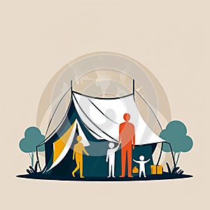 Banner illustration International Day of Refugees