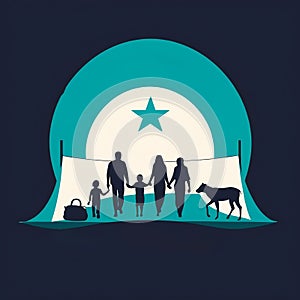 Banner illustration International Day of Refugees