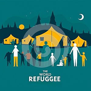 Banner illustration International Day of Refugees