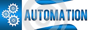 Automatizace modrý reklamní formát primárně určen pro použití na webových stránkách 