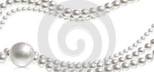 Banner with Pearls photo