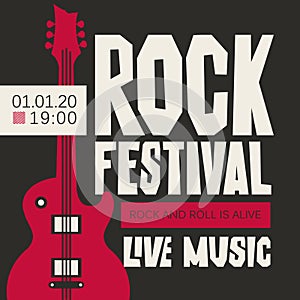 Banner for Rock Festival of live music