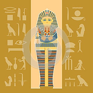 Banner of sarcophagus