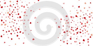 Banner for Valentines Day with hearts pattern design