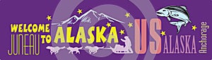 Banner Welcome to Alaska