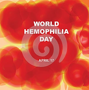 Banner for World Hemophilia Day