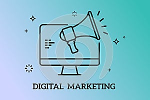 Banners Design Concept for  Digital Marketing, Vector