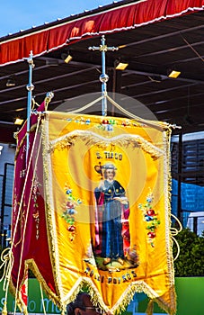 Banners May 13 Mary Appearance Day Fatima Portugal
