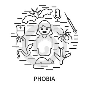 Banners for phobias