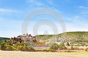 Banon vilage in alpes-de-haute-provence France