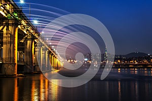 Banpo Bridge Rainbow Fountain