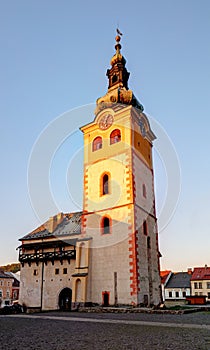 Banska Bystrica - Barbakan, Slovakia at sunrise