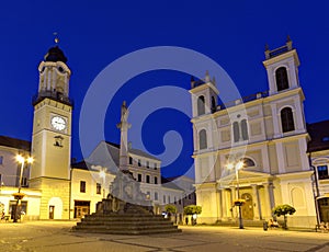 Banska Bystrica`s main square, Slovakia