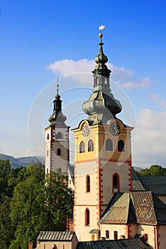 Banská Bystrica, Slovensko pohled ze šikmé věže