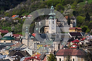 Banská Štiavnica historické banské mesto Slovensko