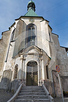 Saint Catherine church in Banska Stiavnica, Slovakia.