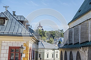 Banská Štiavnica je staré stredoveké banícke centrum. Mesto dedičstva UNESCO