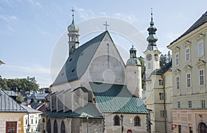 Banska Stiavnica is old medieval mining centre. Unesco heritage town