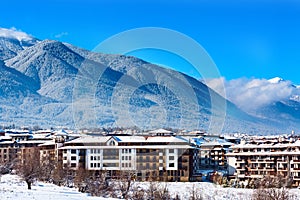 Bansko, Bulgaria, mountain peaks of Pirin