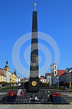 BanskÃ¡ Bystrica`s russian war memorial on the main square Slovakia